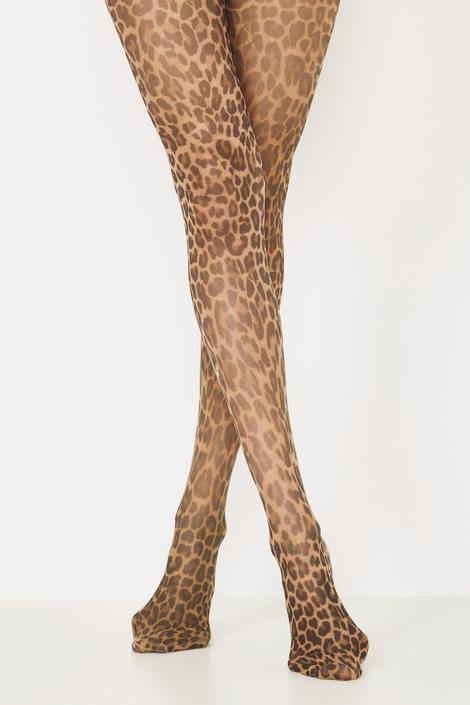 Ciorapi cu chilot Leopard