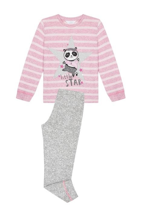 Set Pijama Takımıi?e Panda Star 2 Buc.