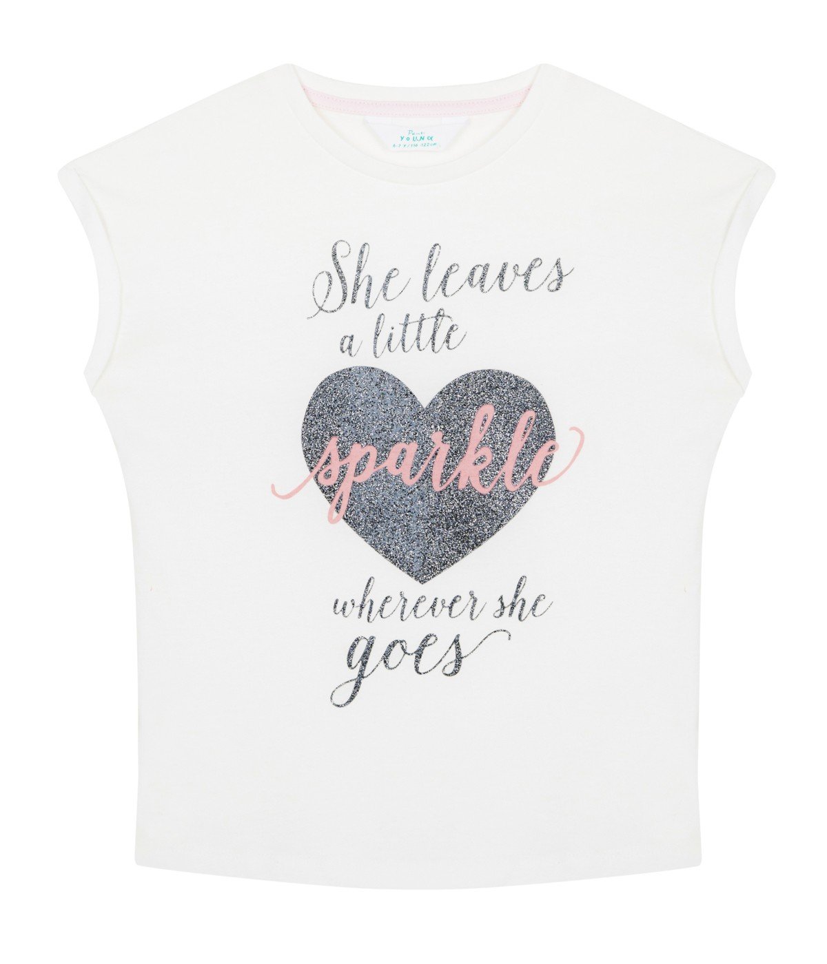 Girls Sparkle Heart PJ Set