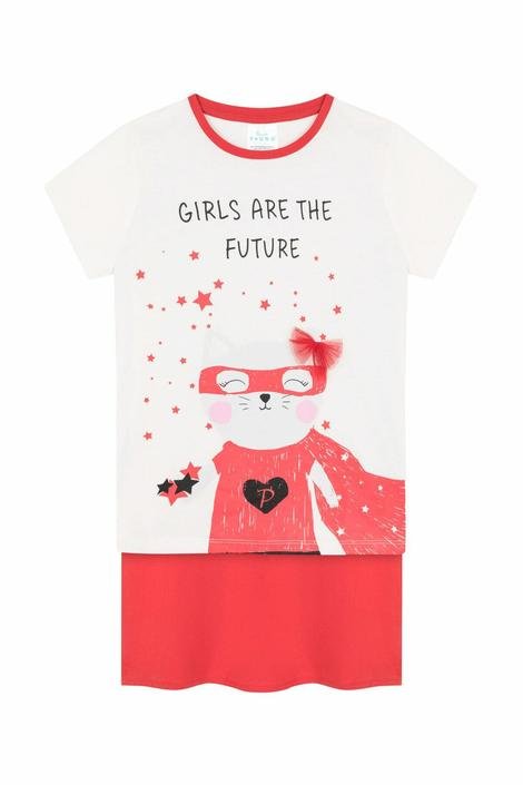 Girl Future With Cape 2In1 Pj Set