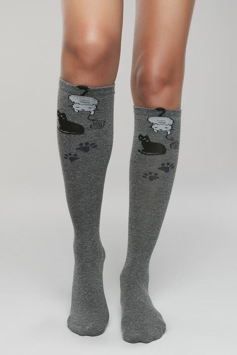 Cat Knee High Socks