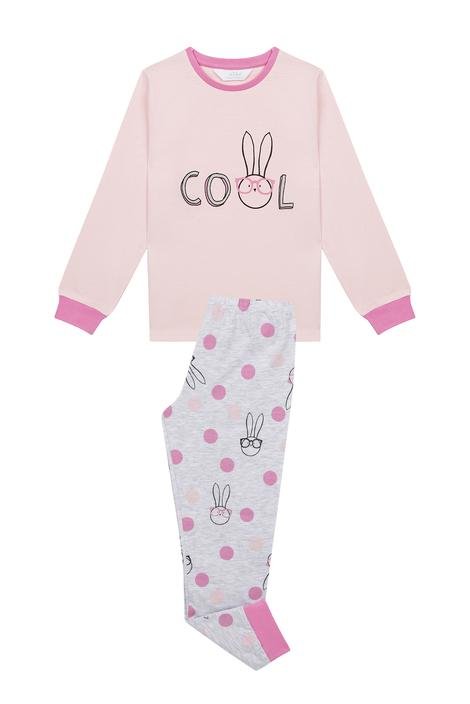 Girls Cool Rabbit 4 In 1 Pj Set