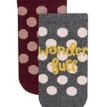 Girls Wonderfull 2 in 1 Liner Socks