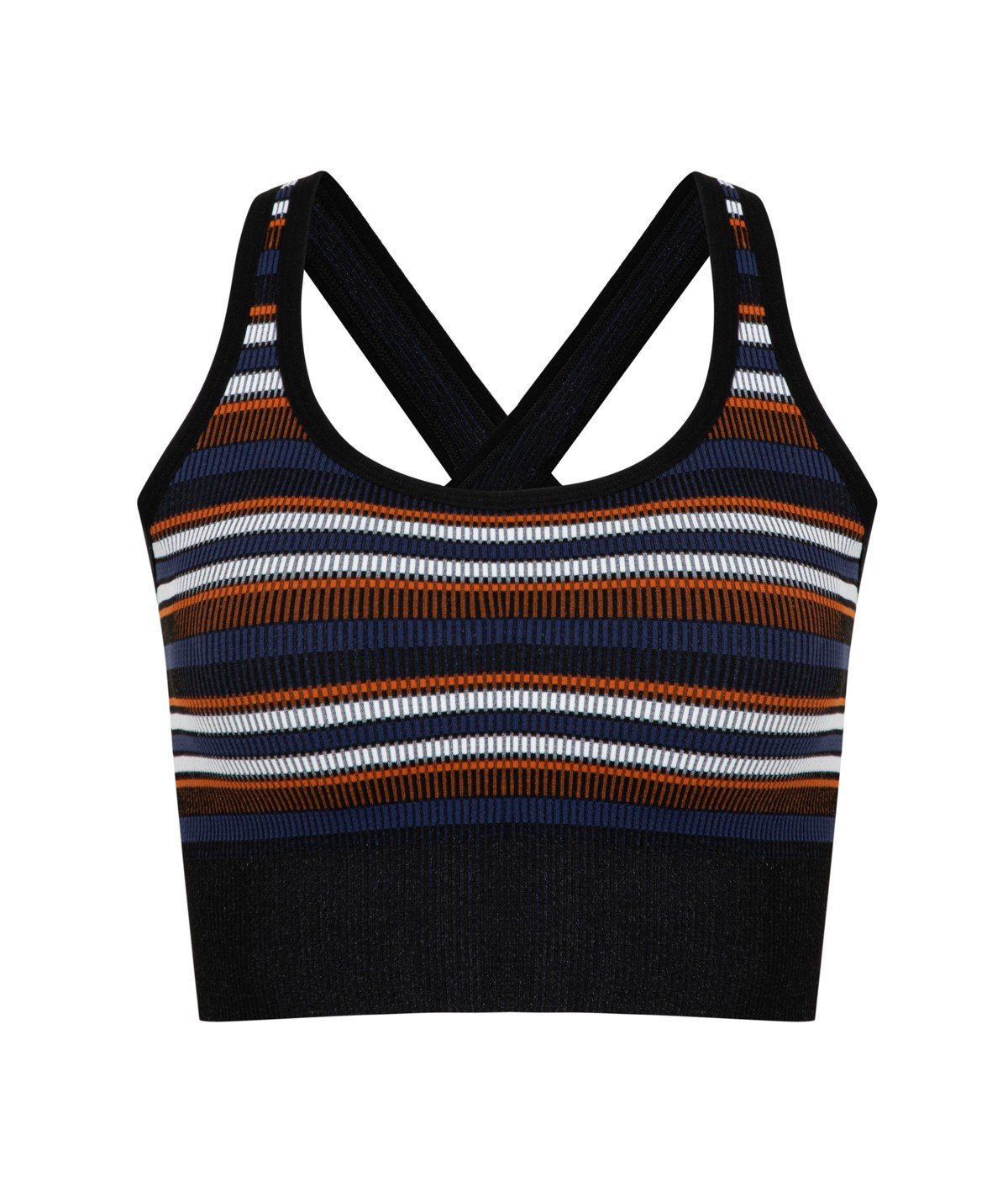 Bustiera Sport Colorful Striped Seamless