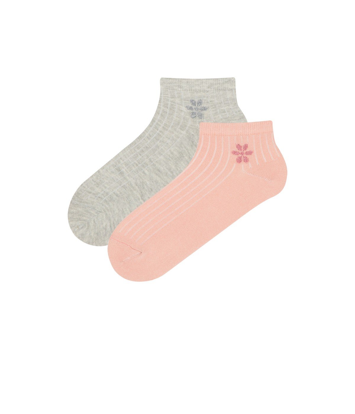 Mini Flower 2 In 1 Liner Socks