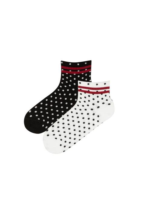 Cool Dot 2 In 1 Liner Socks
