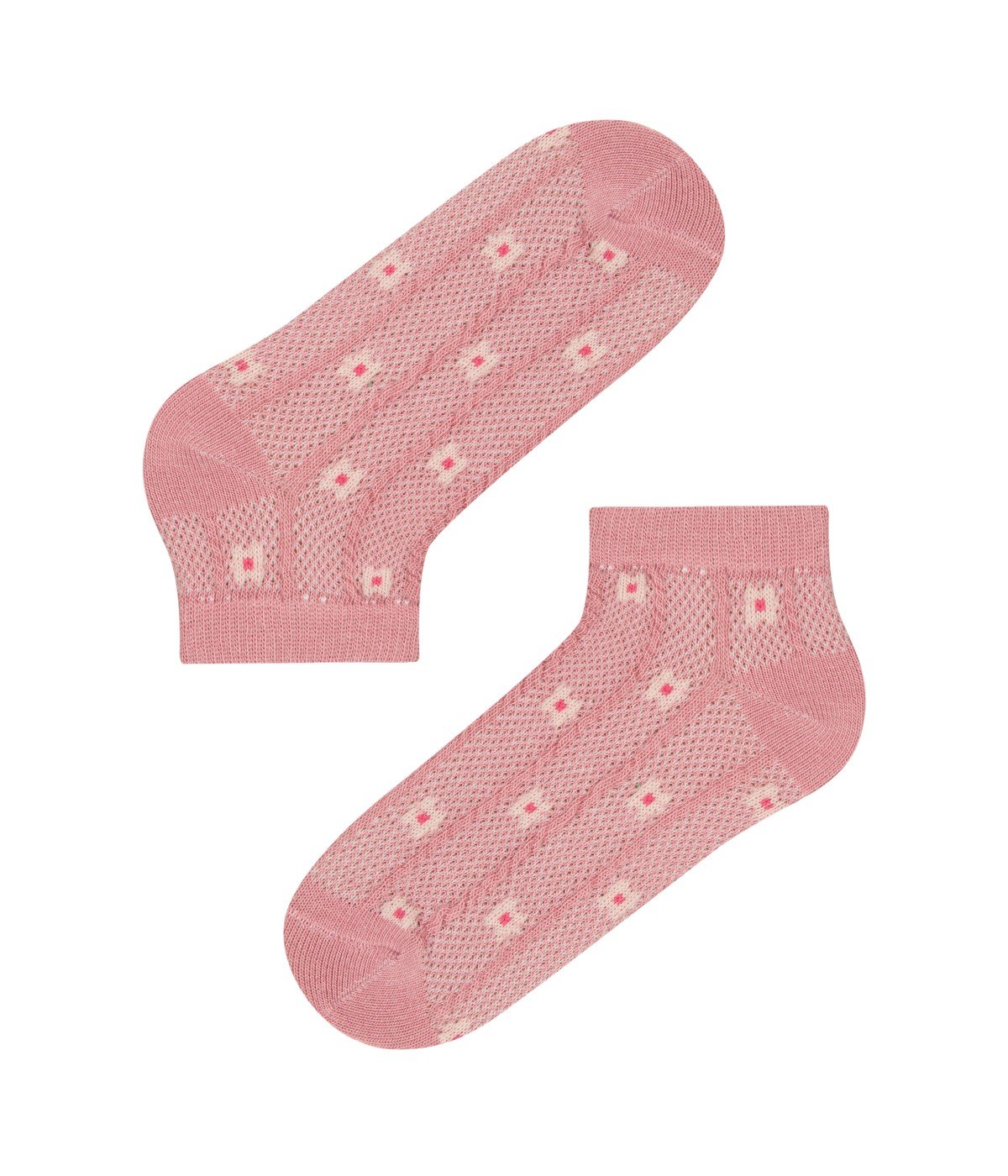 Girls Flower Text 3 In 1 Liner Socks