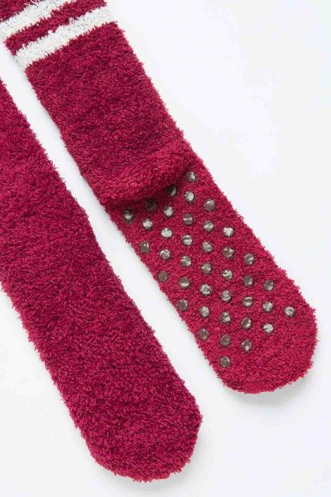 Bordeaux Stripe Socks