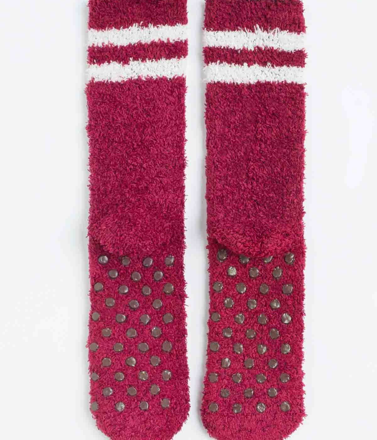 Bordeaux Stripe Socks
