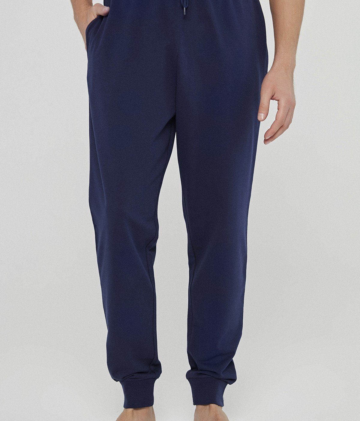 Pantaloni Basic Navy Cuff
