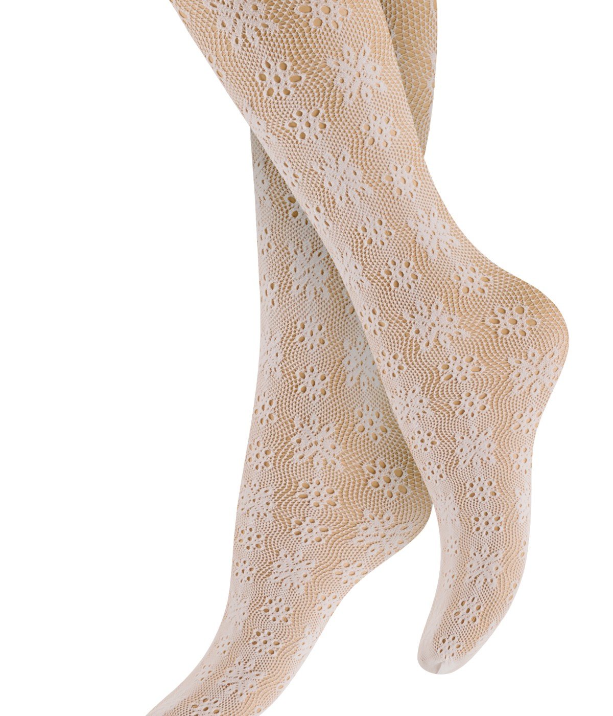 Flower Fishnet Stockings