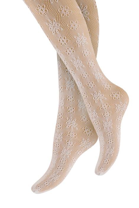 Flower Fishnet Stockings
