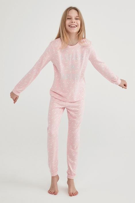 Set Pijama Teen Unicorn Termal 2Buc