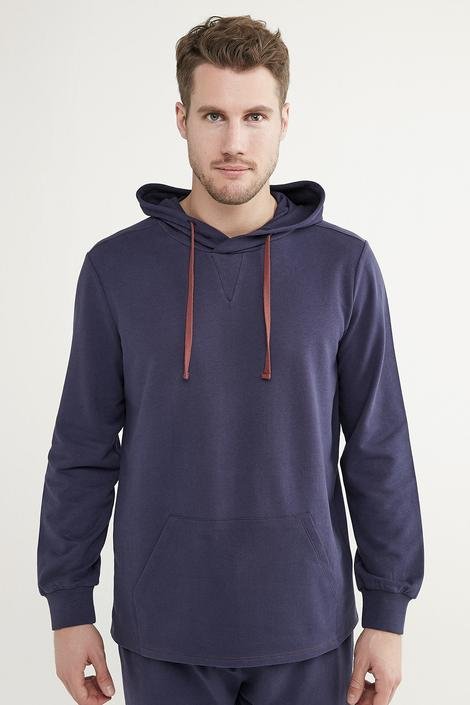Sweatshirt Navy Hood