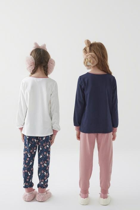 Girls Bunny 4 Buc Set Pijama