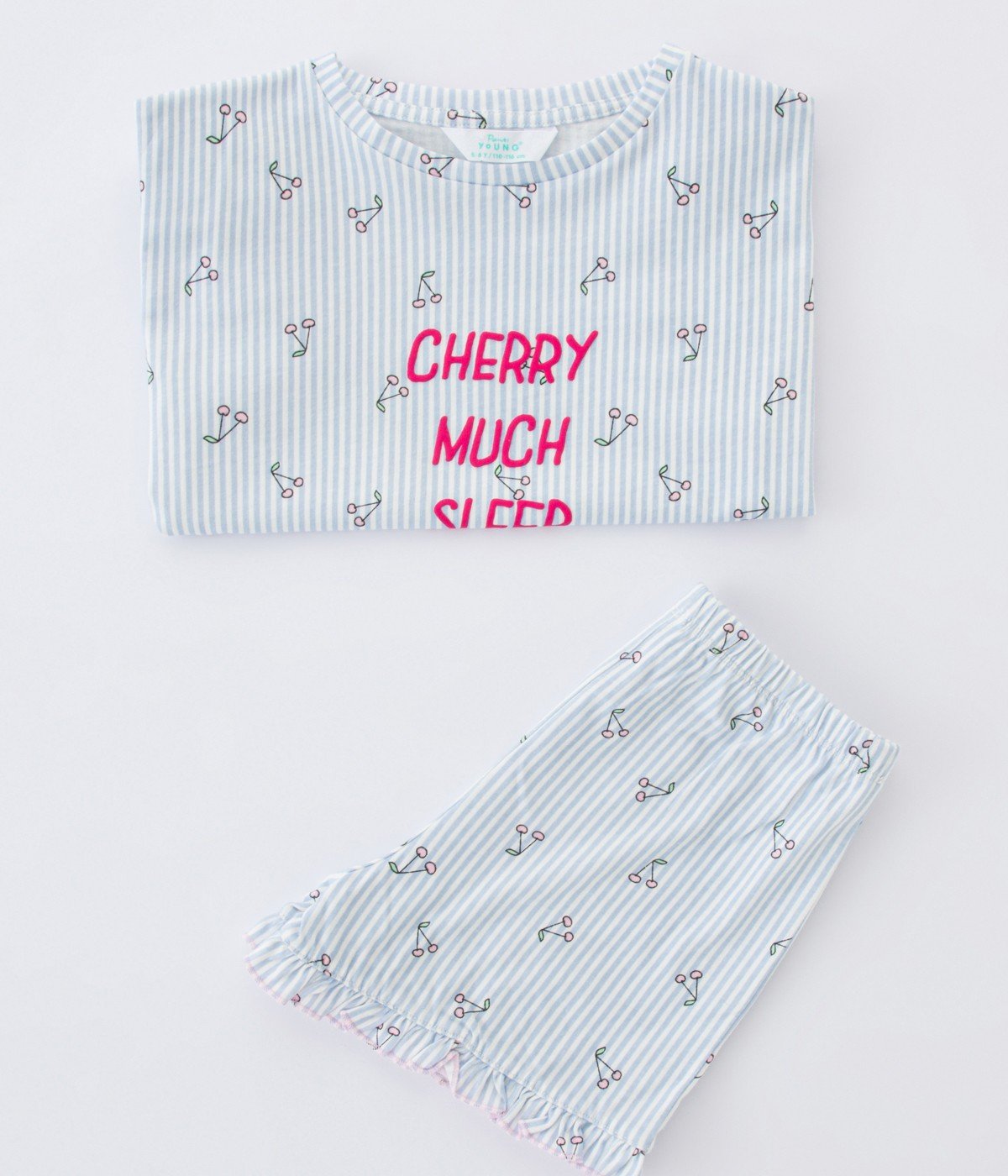 Girls Marine Cherry PJ Set 2in1