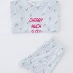 Girls Marine Cherry PJ Set 2in1