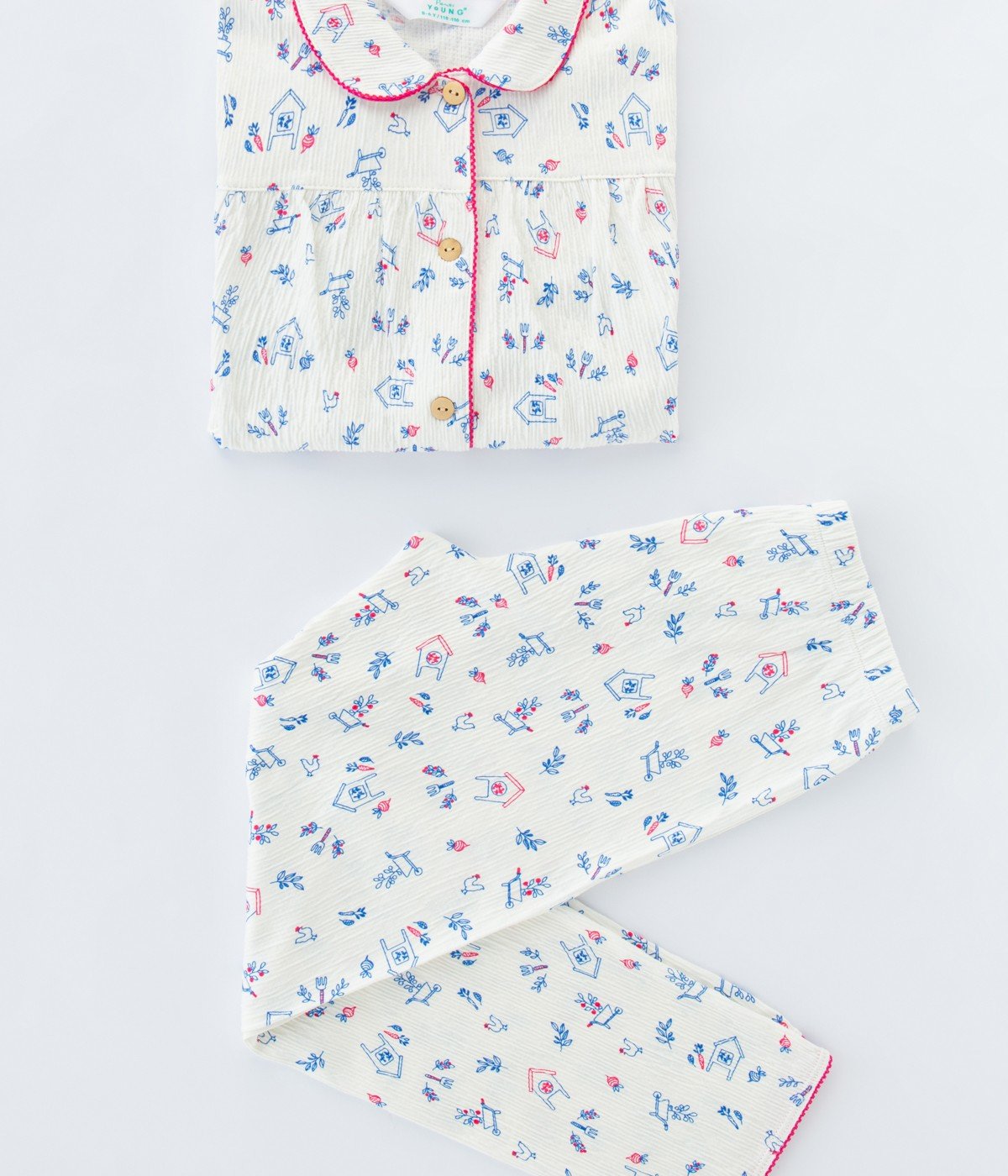 Set Pijama Fetițe Summer Garden
