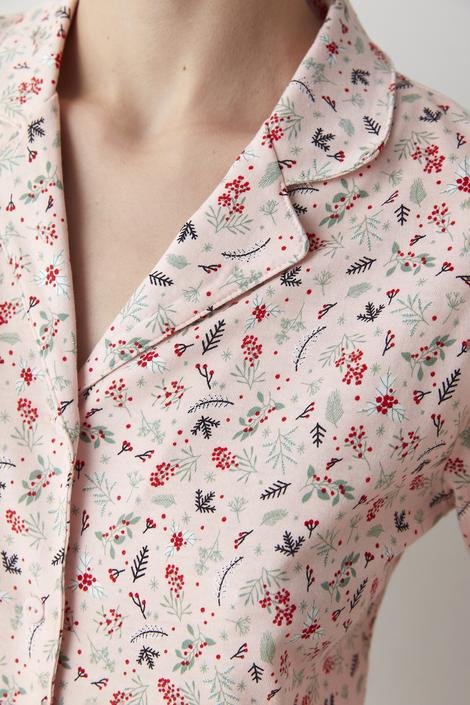 Set Pijama Gift Floral Shirt