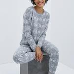 Snowy Knitted Set Pijama