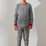 Set Pijama Unisex Fam Snow Nordic