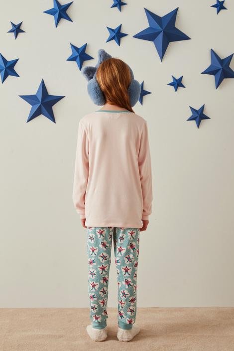 Set Pijama Fetițe Snow Angels Termal
