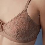 Sutien Triangle Banded Lace