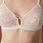 Triangle Banded Lace Bra