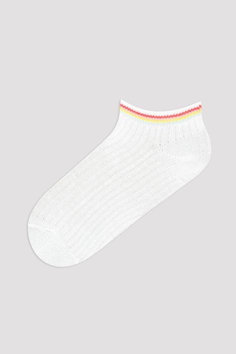 Girls Stripe Basic 4 In1 Liner Socks