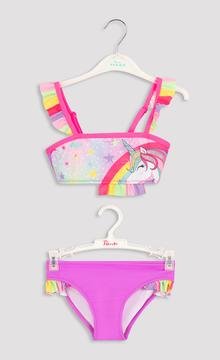 Girls Star Unicorn Bandeau Bikini Set