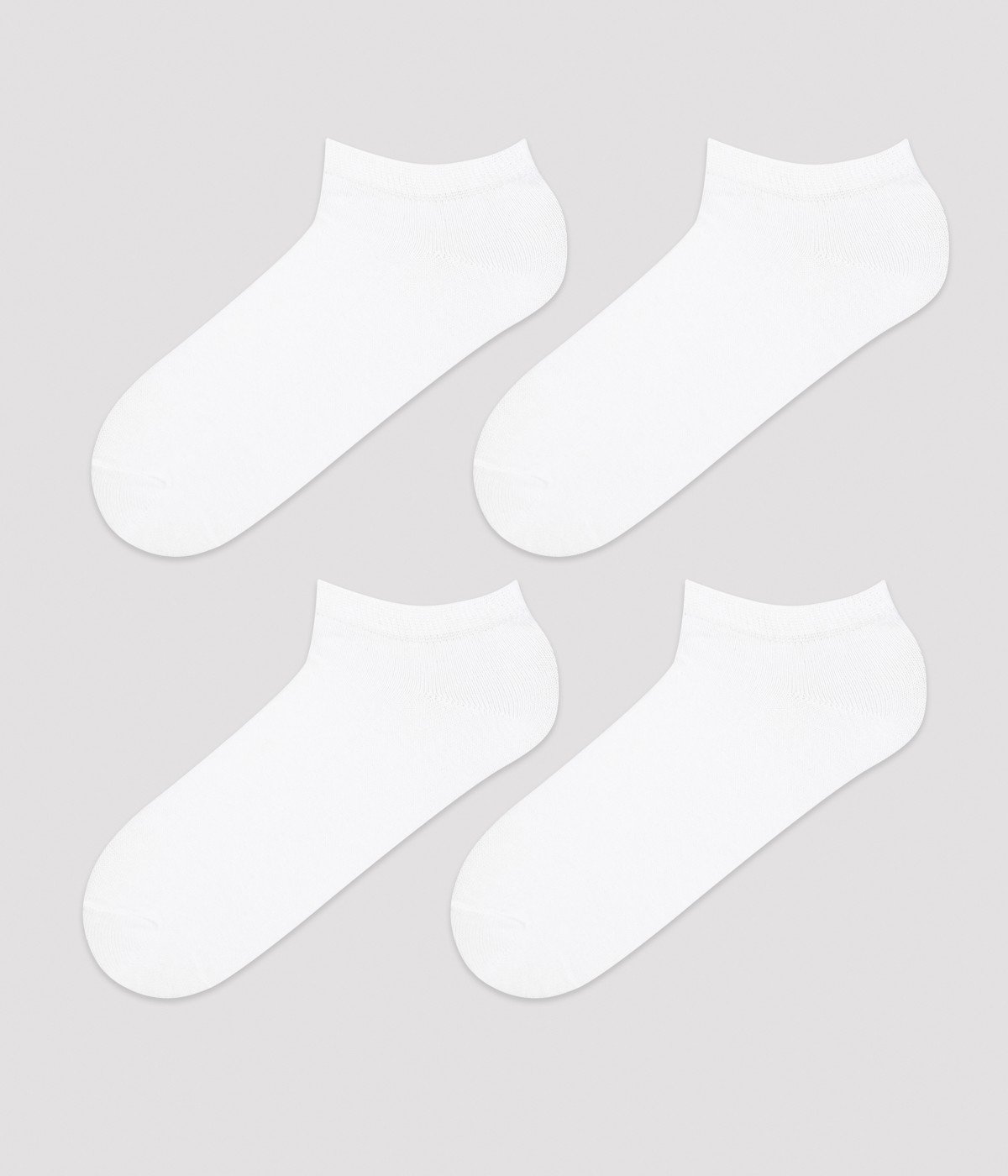 Ciorapi tip talpici Basic, 4 perechi