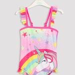 Girls Star Unicorn Suit