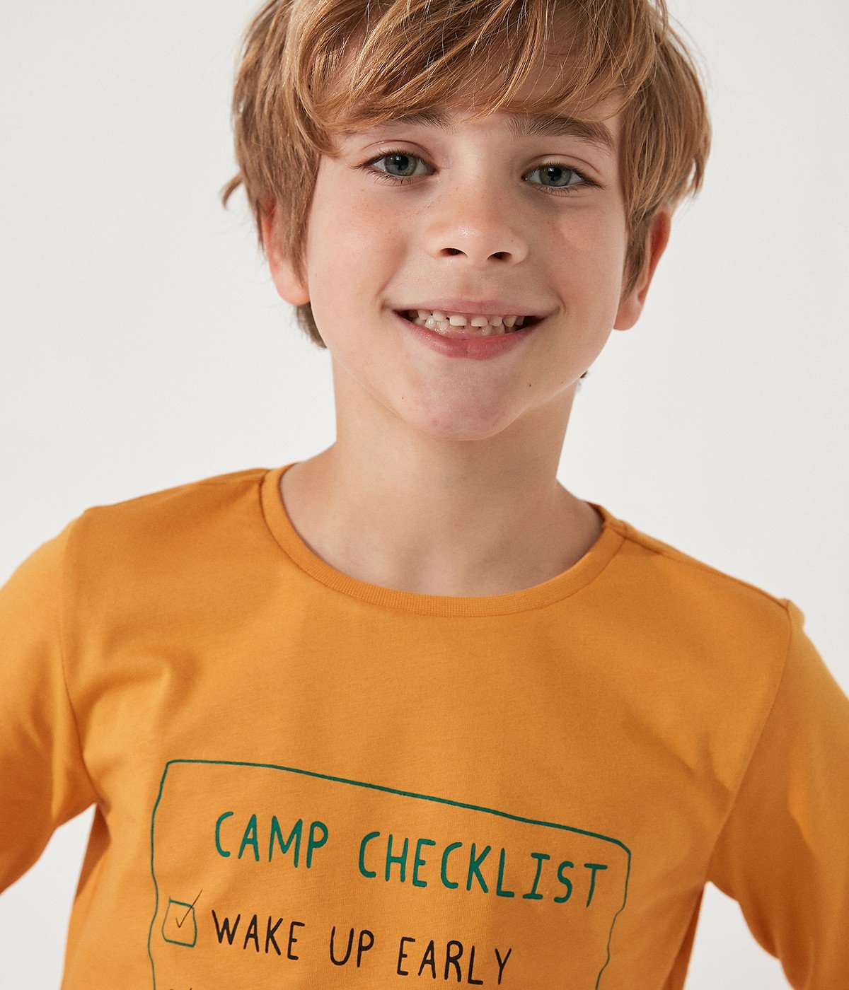 Set Pijama Băieți Camp Checklist 4 Buc