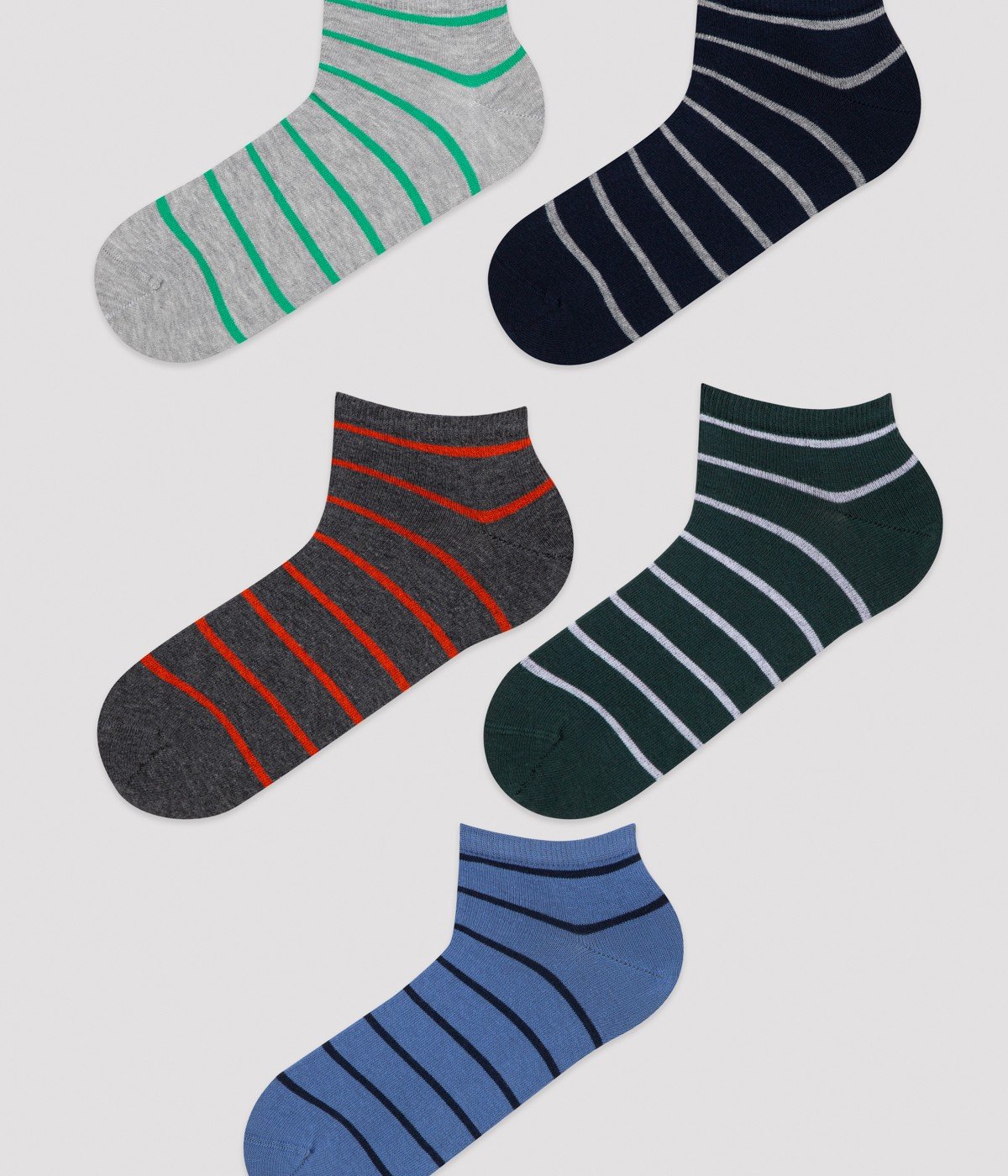 Boys Mix 5In1 Liner Socks