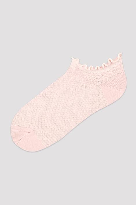 Girls Pinky Basic 2In1 Liner Socks