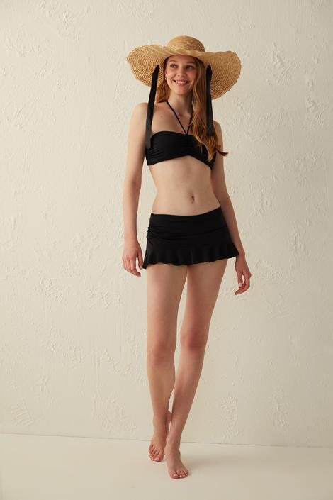 Basic Skirtkini Bikini Bottom