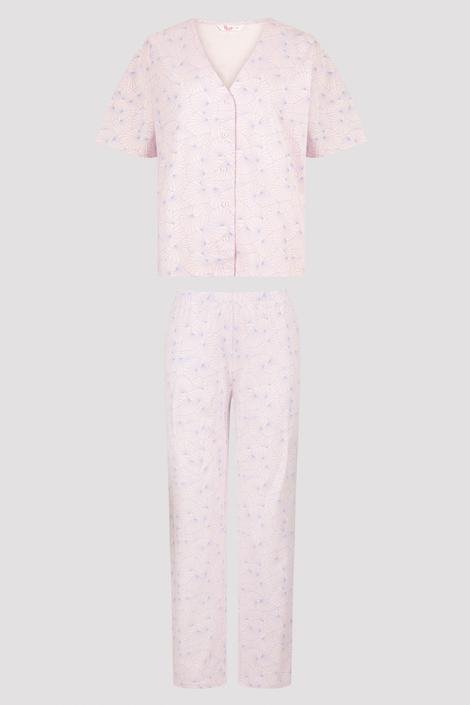 Set Pijama Shirt Relax Pink Lotus