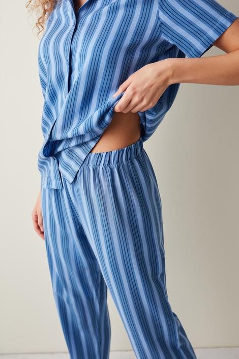Set Pijama Deep Blue Stripes