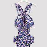 Girls Floral Frill Suit