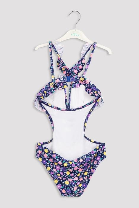 Costum Baie Girls Floral Frill