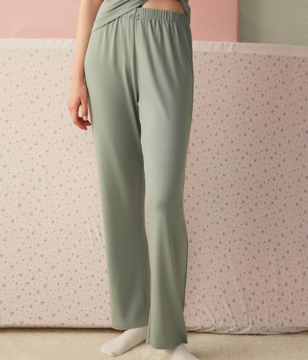 Sandy Green Pantaloni Pijama