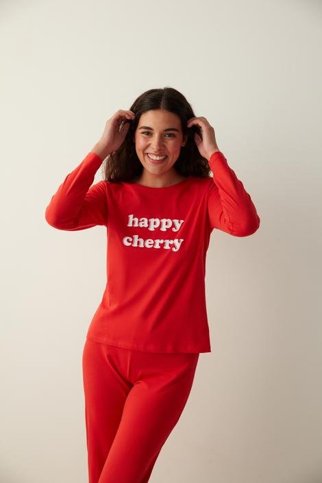 Set Pijama Base Happy Cherry