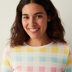 Tricou Colored Gingham Termal