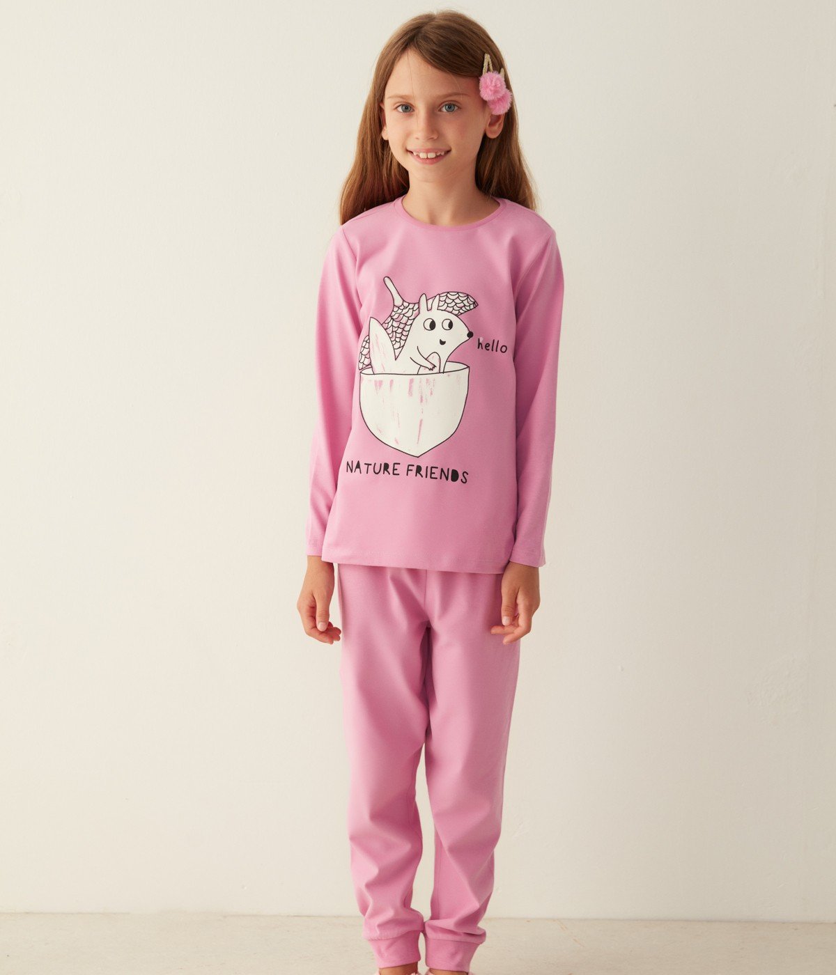Set Pijama Fetițe Squirrel