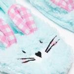 Girls Mint Rabbit Liner Socks