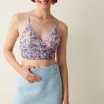 Bralette Butterfly Printed