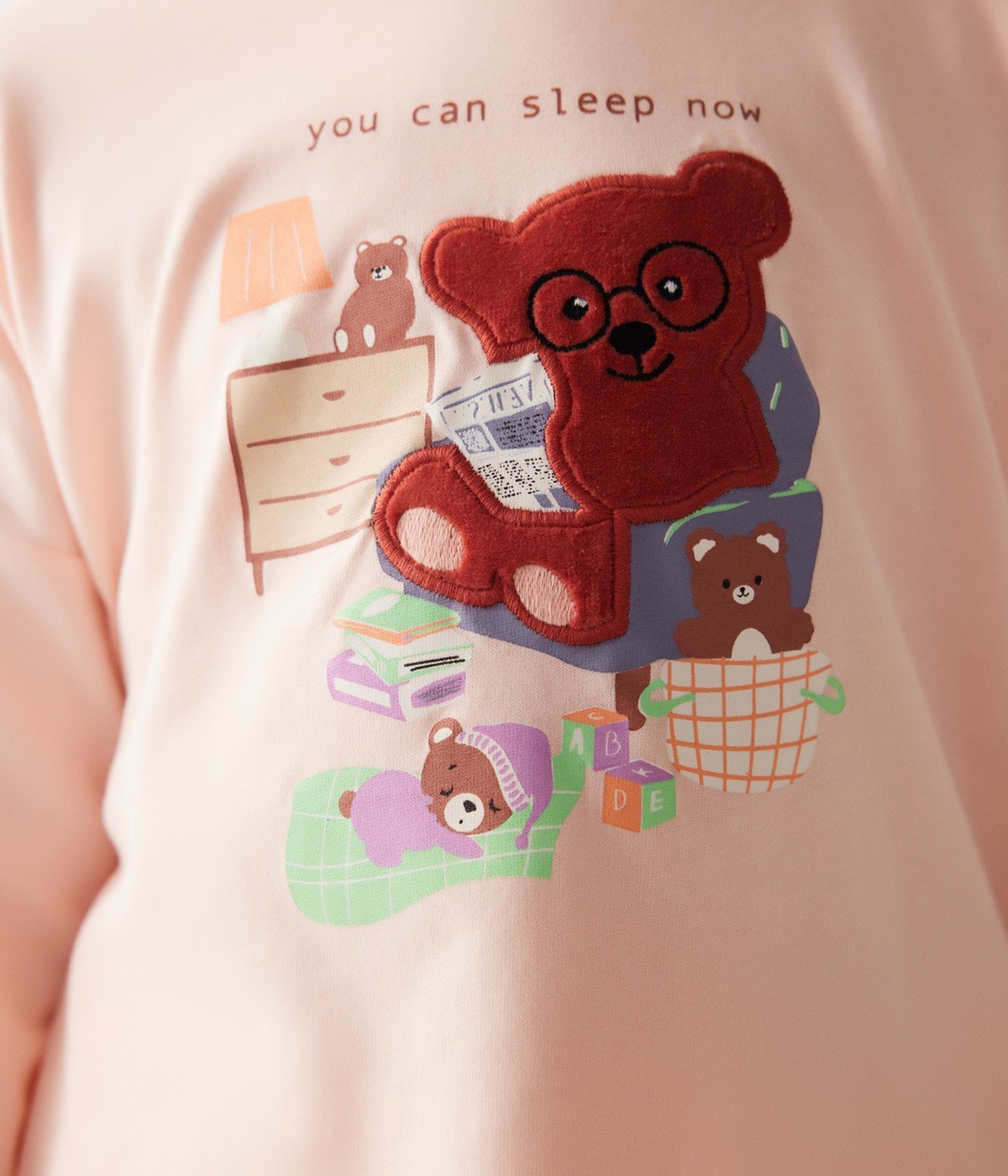 Set Pijama Fetițe Bear Family
