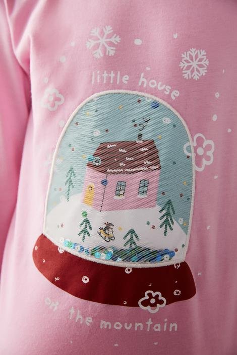 Set Pijama Fetițe Snow Globe