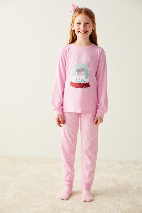 Set Pijama Fetițe Snow Globe