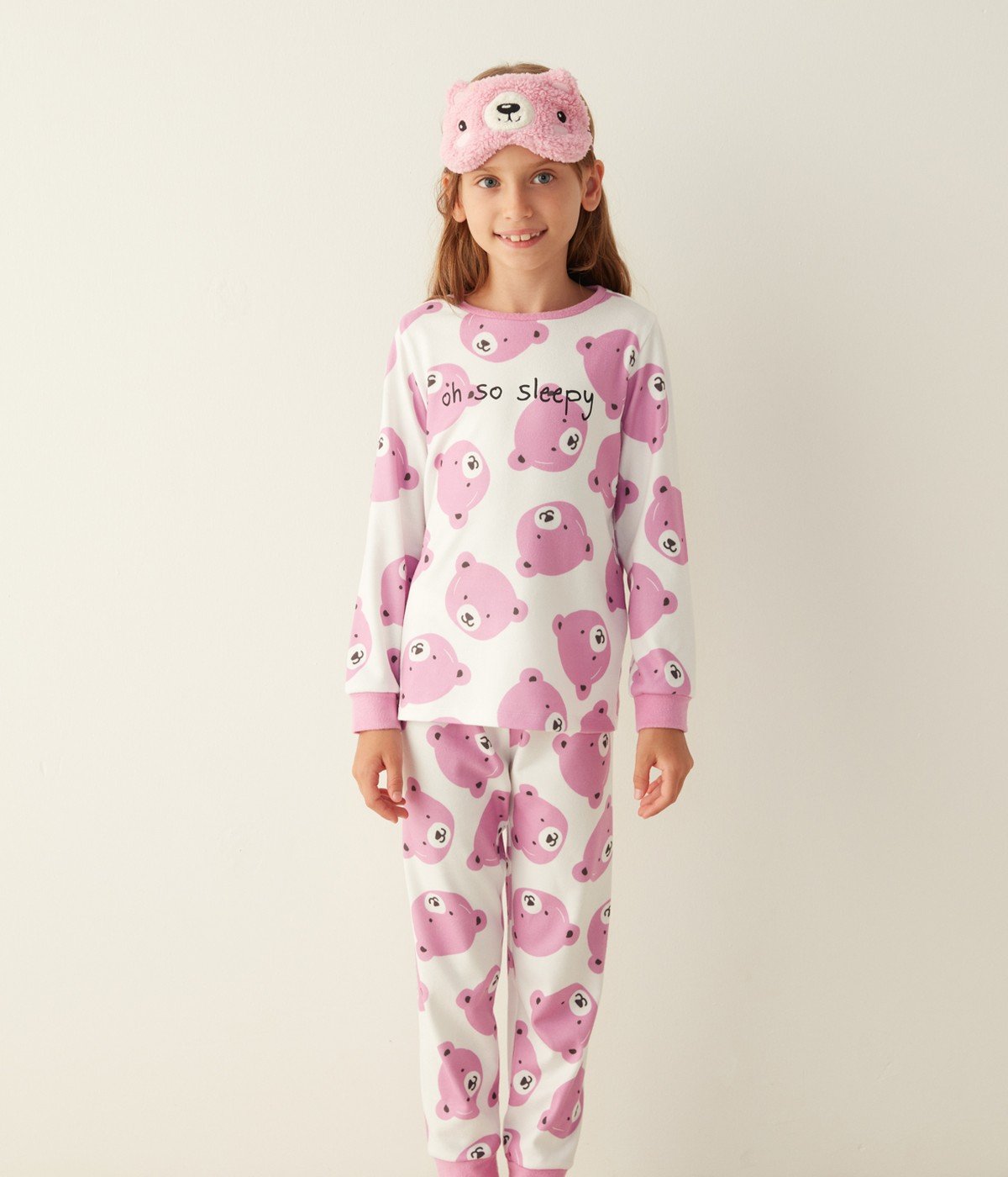 Set Pijama Pink Bear